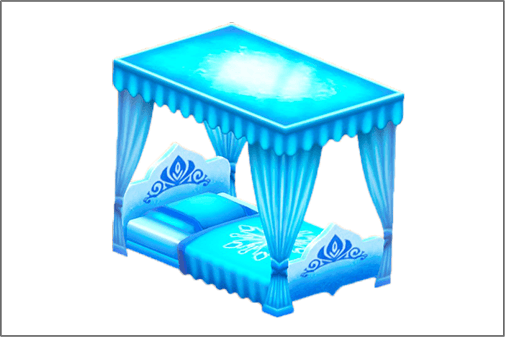 氷のベッド